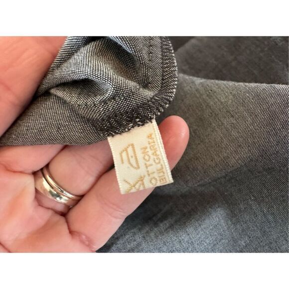 Anna Mason The Sun dress in lightweight black denim with signature pinkish topst - Picture 9 of 13